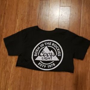 Coors Light Crop Top